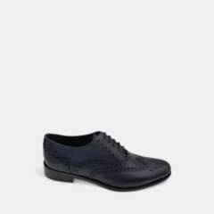 Scarpe Oxford in vitello blu Marton Calzature