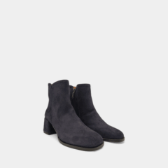 Stivaletti donna in camoscio blue Marton Calzature