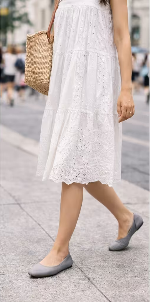 Scarpe Garlani Donna ballerine grigie modella cammina